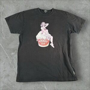 Icecream Shirt Men Medium Black Sexy Pin Up Girl Lady Billionaire Boys Club Rare
